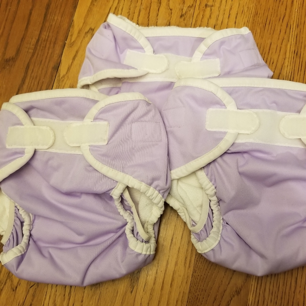 Thirsties all in one diapers, size large